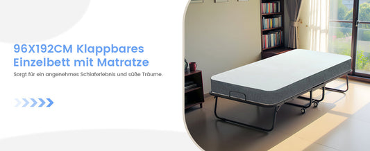 Praktisches und komfortables Multifunktionsklappbett – Maximieren Sie jeden Zentimeter Ihres Raumes