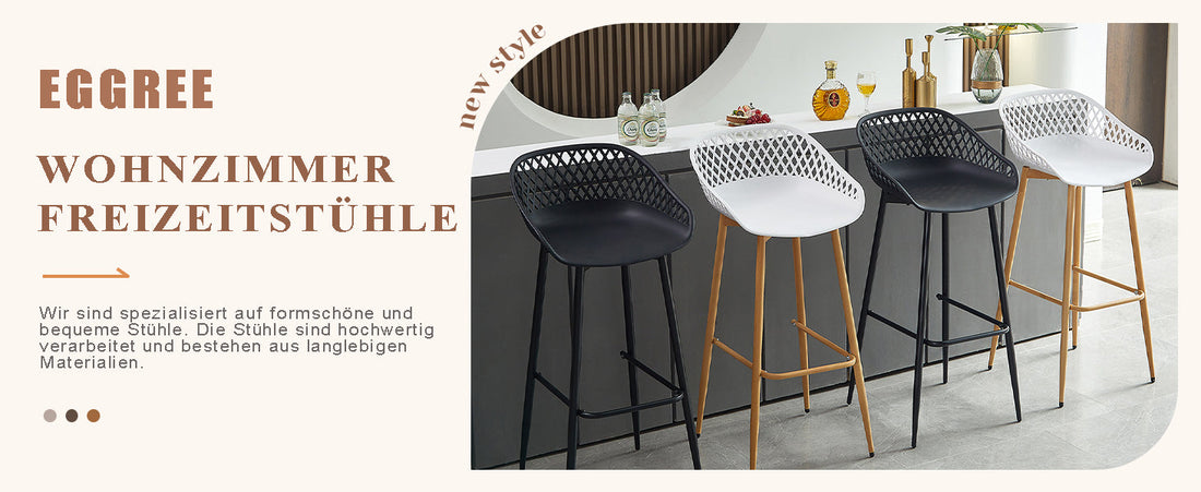 Stilvolle und bequeme moderne Barstühle
