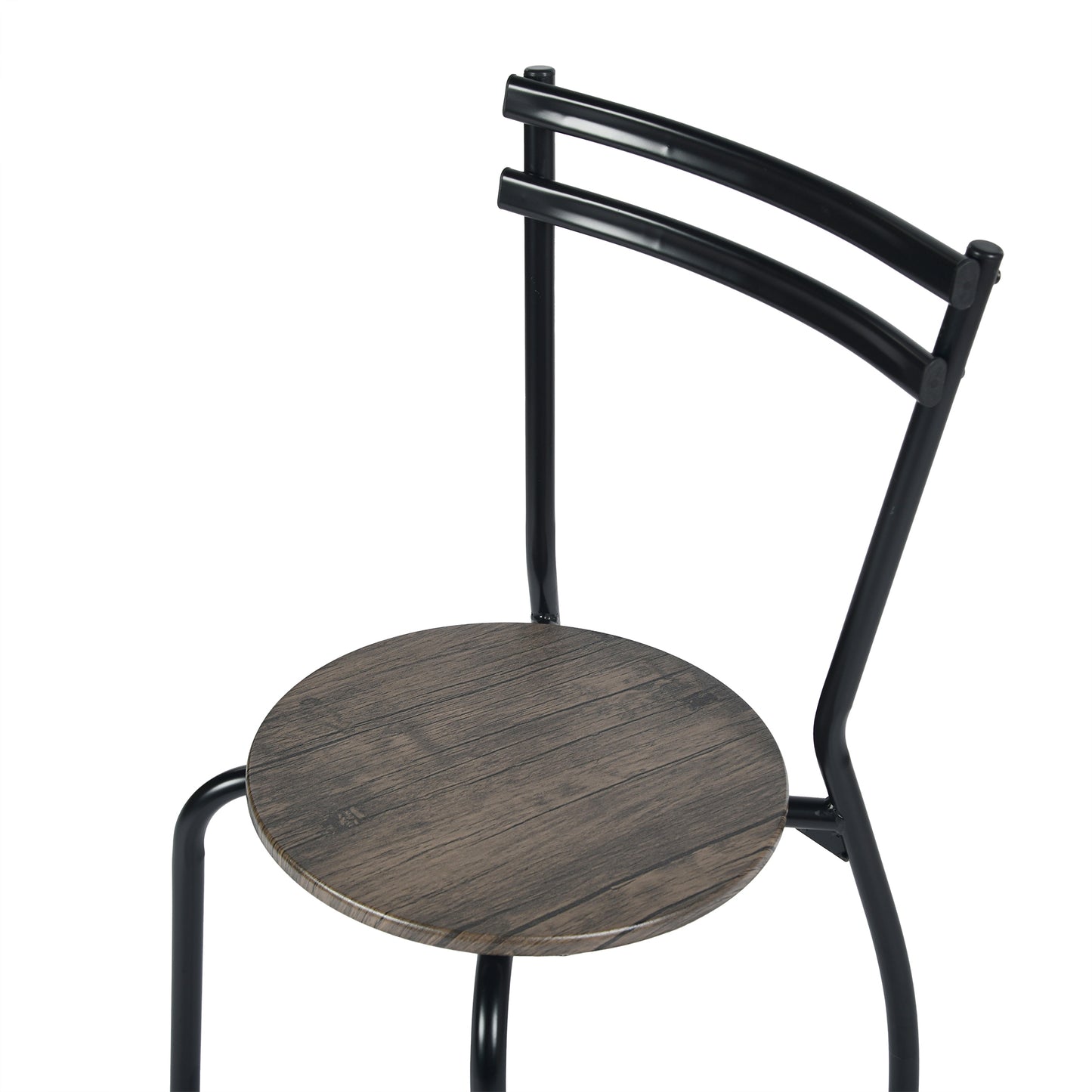 REEDER Modulares Tisch- und 4 Stühle Set - Eiche/Schwarz