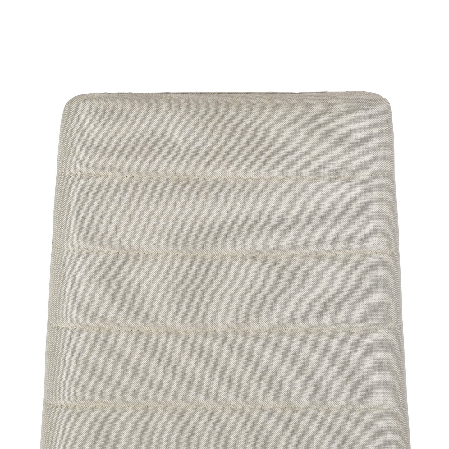 Moderne gepolsterte Esszimmerstühle (4er-Set) – Beige/Braun/Grau-ANN