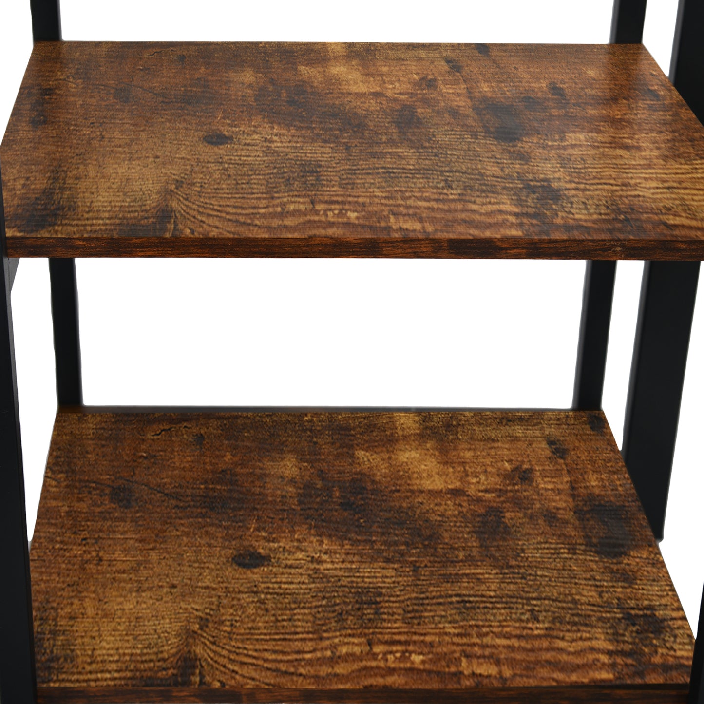 Etagenbett mit Schreibtisch und Bücherregal – Schwarz – ESOFEA