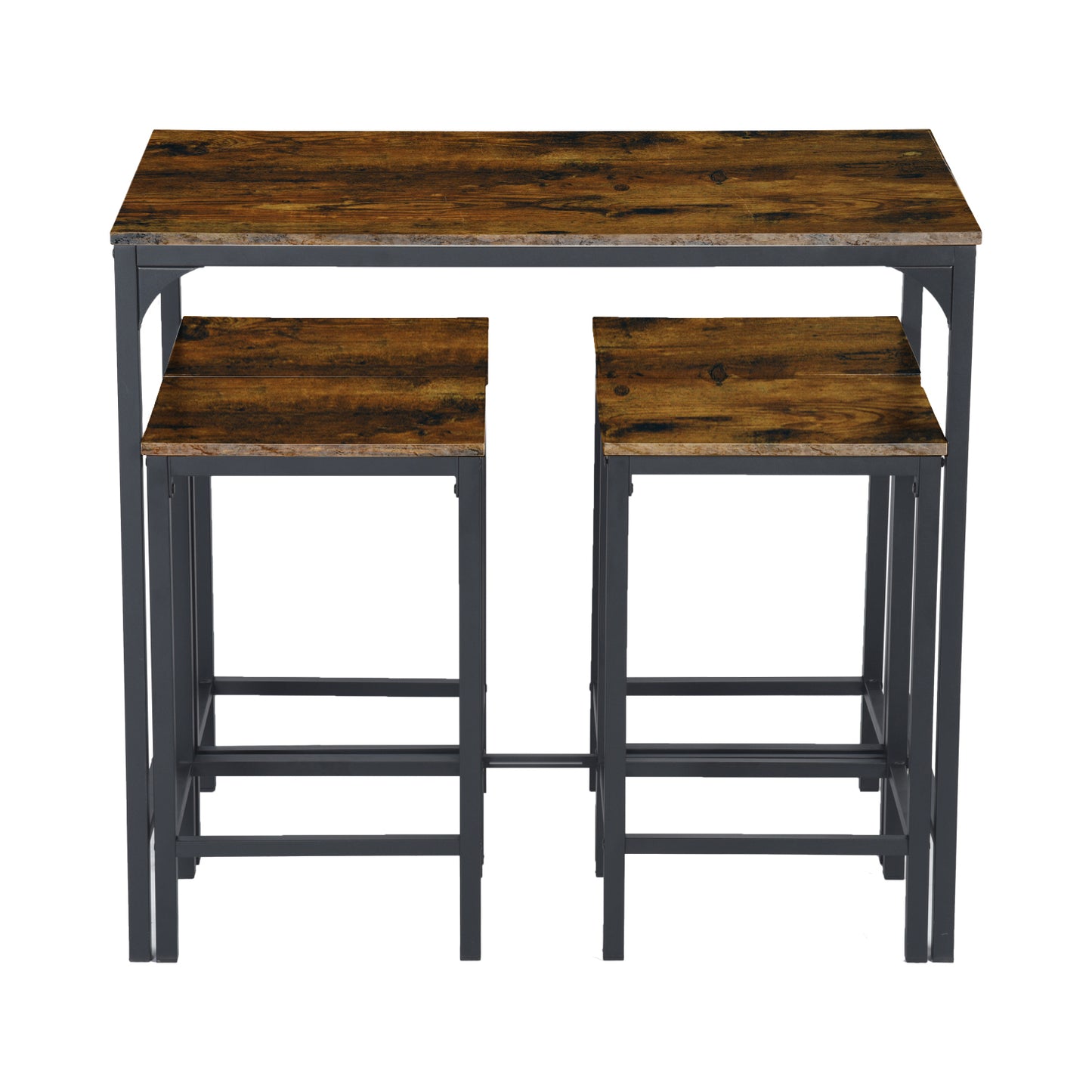 FAIRMAN Retro-Barset für 4 Personen – Feuermuster