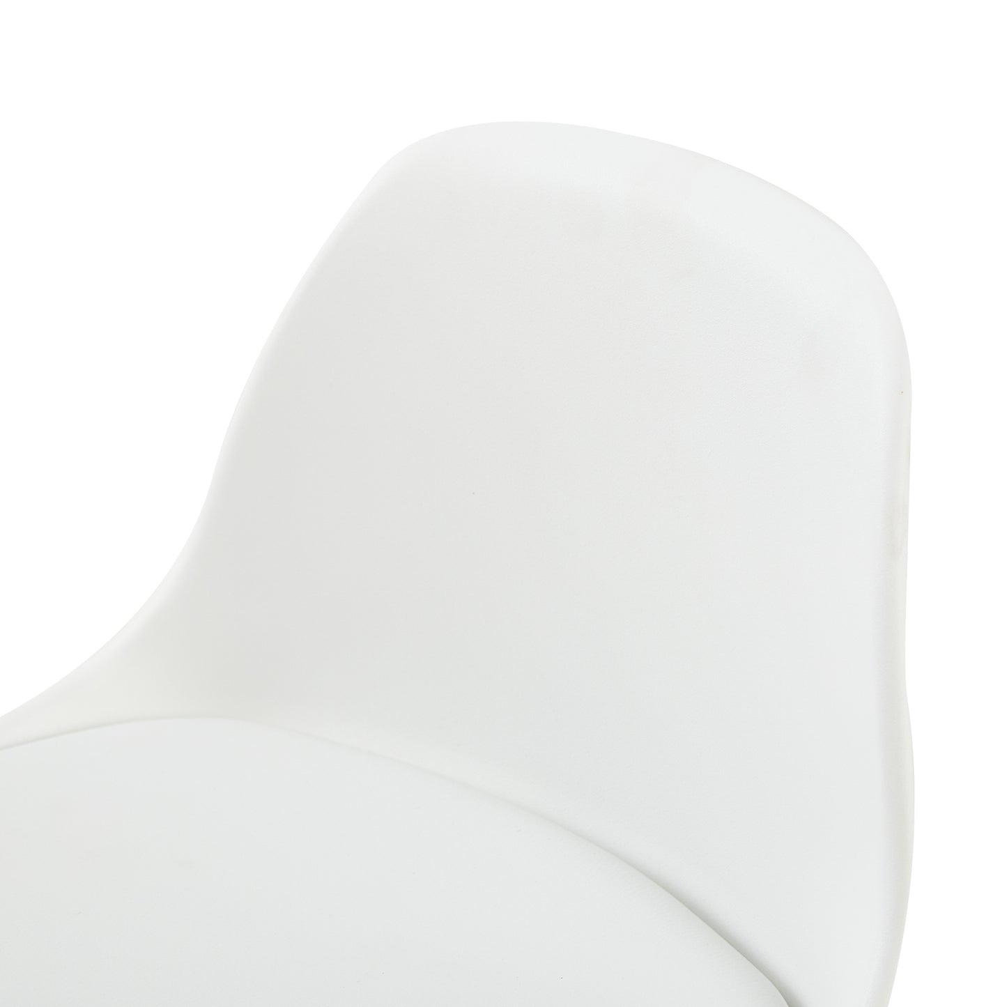 GRAND Kinder-Esszimmerstuhl mit Beinen aus Buche, 2er-Set – Rosa/Weiß