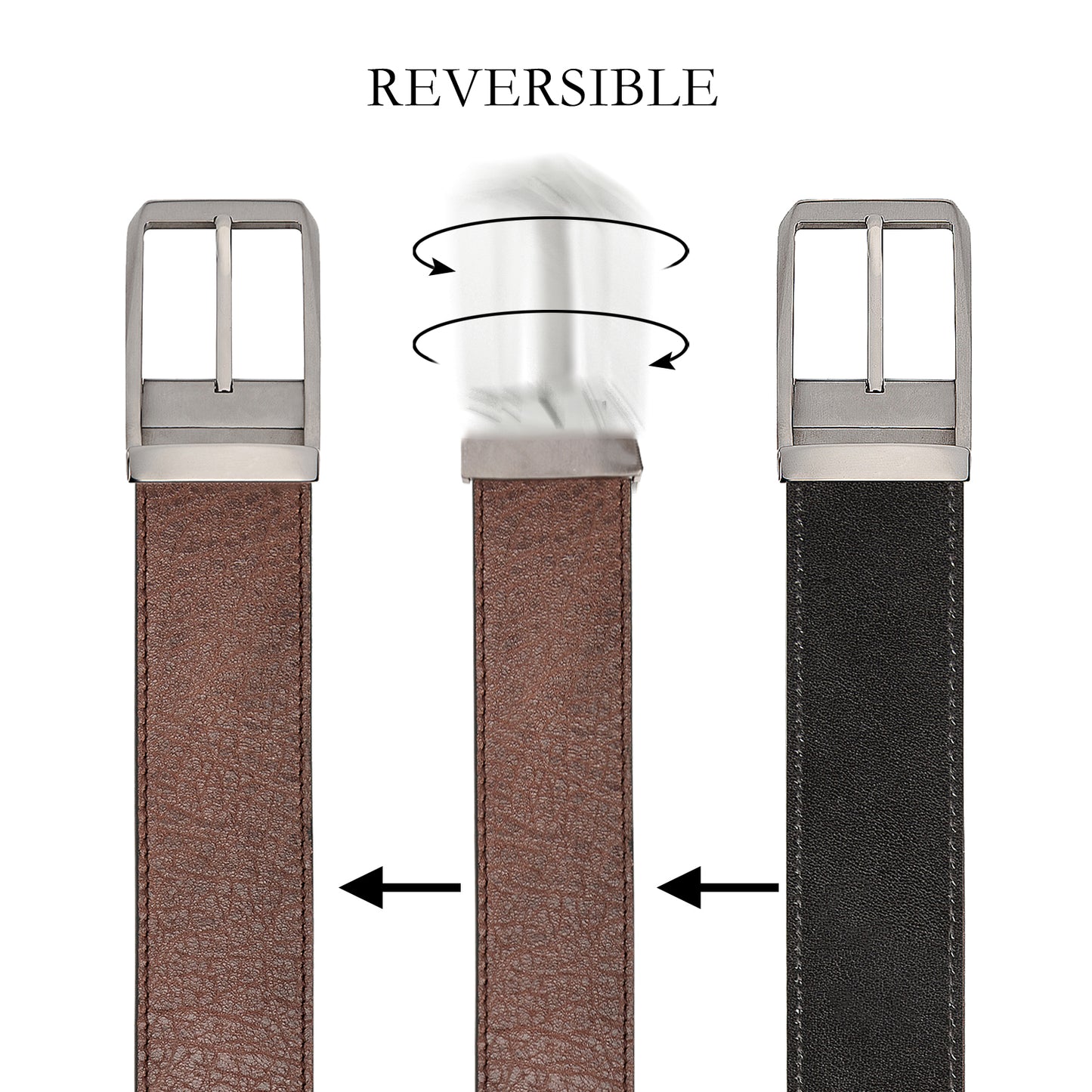 Goes Klassischer First-Layer-Rindslederg¨¹rtel mit Dornschlie?e ¨C Pearl Gun Light Coffee