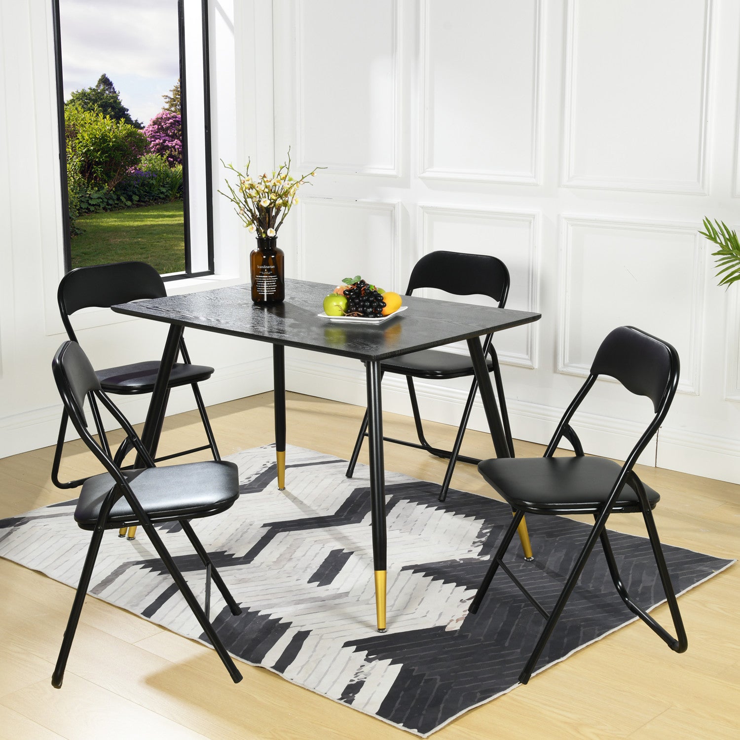MANGO gepolsterte stapelbare Klappstühle im 2er-/4er-/6er-Set –