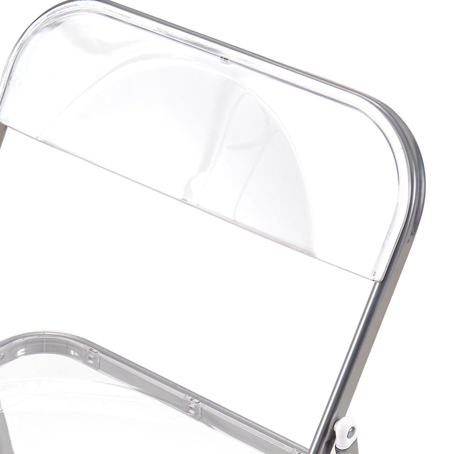 PURDY Stapelbare Klappstühle von , 2/4/6 er-Set, transparent