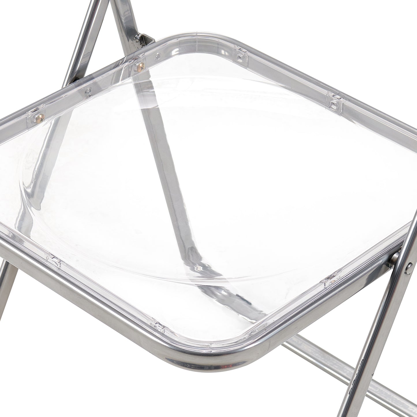 PURDY Stapelbare Klappstühle von , 2/4/6 er-Set, transparent