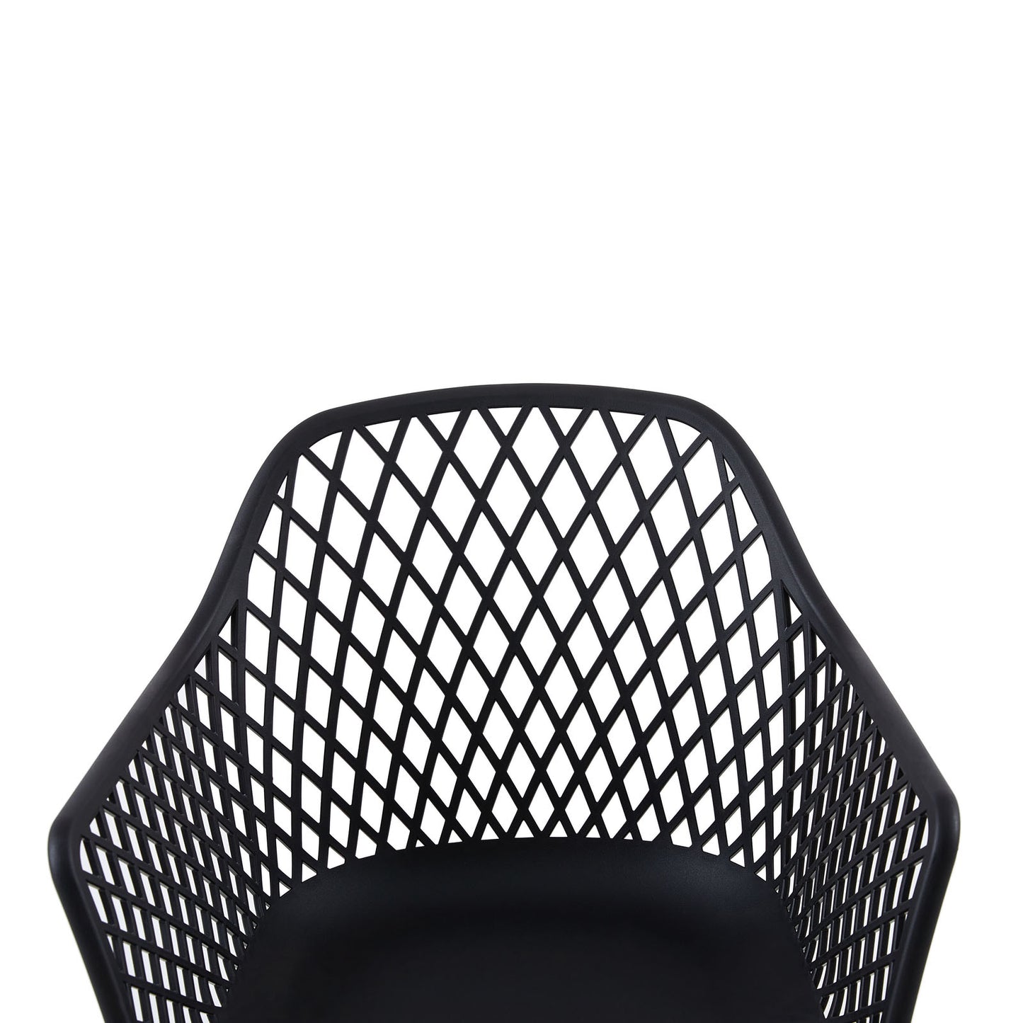 Esszimmerstuhl mit Metallbeinen, stilvoller Design-Stuhl – Schwarz-ROME