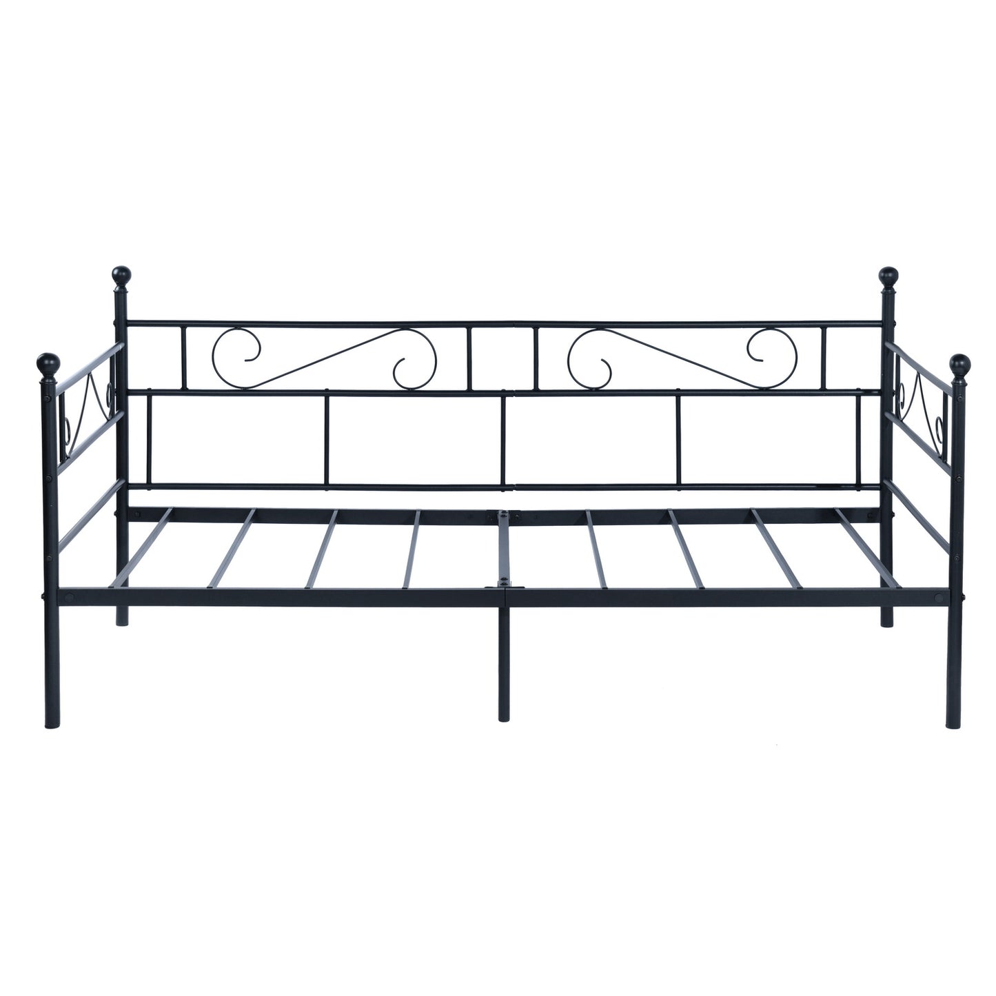 SOROSIS Metallsofa Einzelbett 95 * 196 cm - Schwarz/Weiß