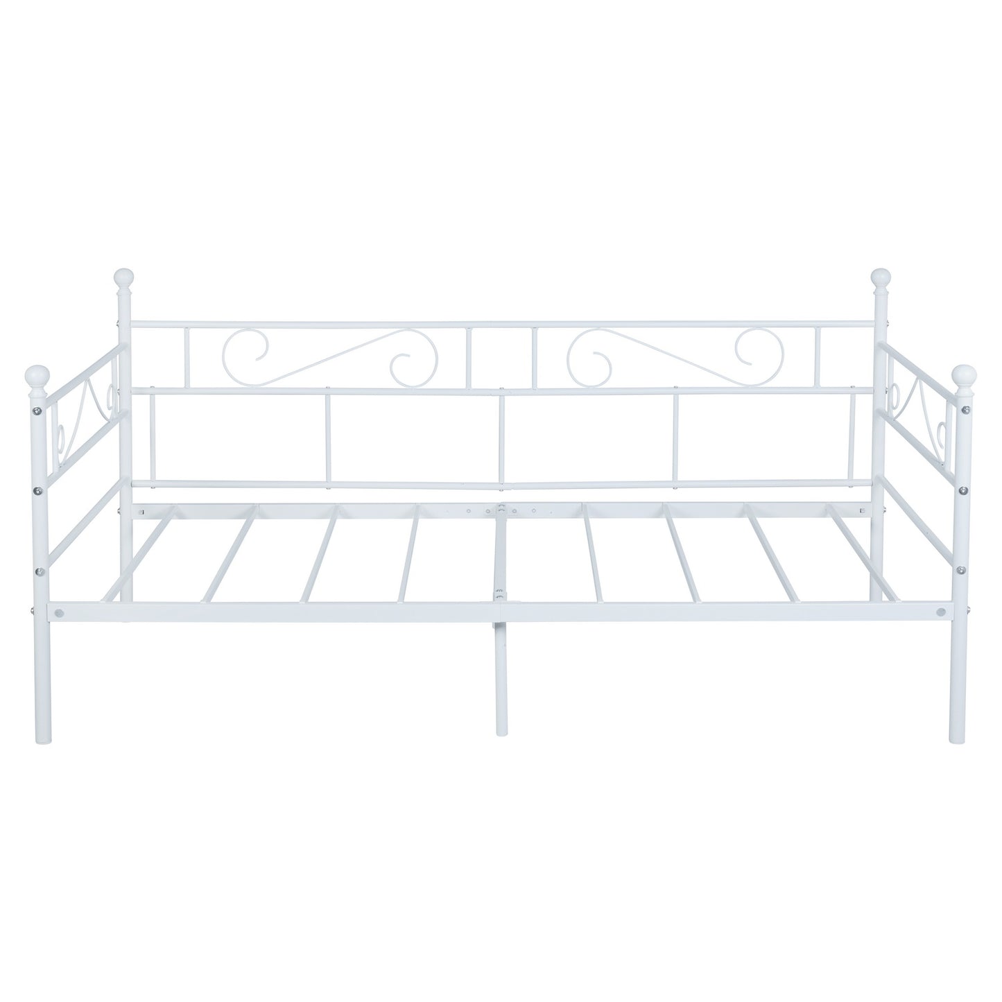 SOROSIS Metallsofa Einzelbett 95 * 196 cm - Schwarz/Weiß
