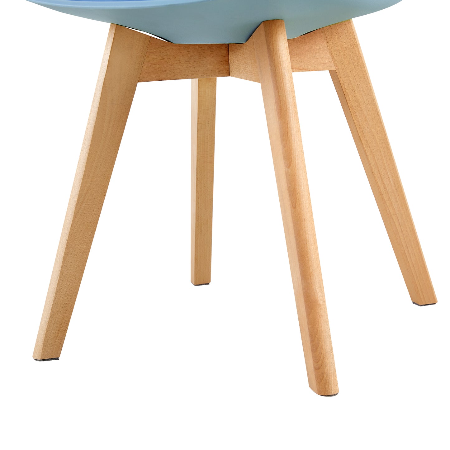 TULIP gepolsterter Esszimmerstuhl – Serie Blau, 2er-/4er-Set