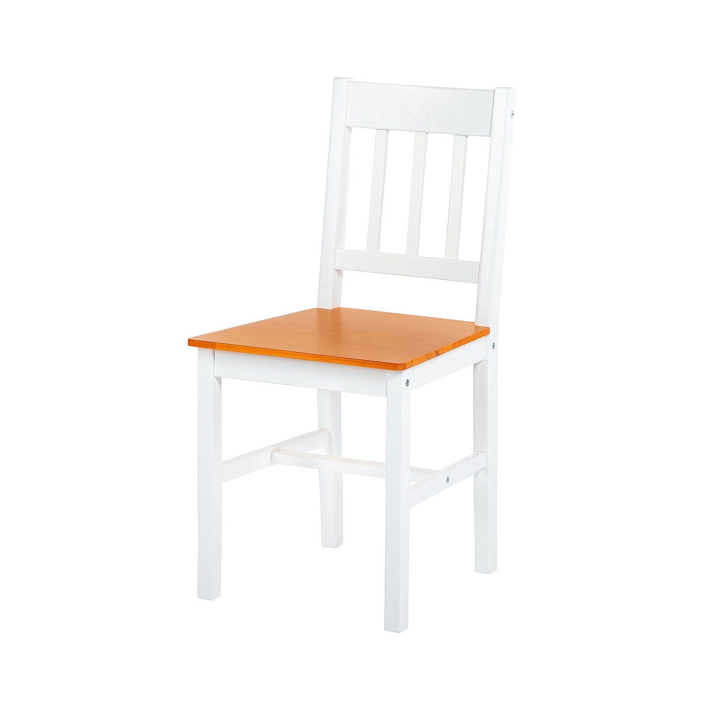 LILAC Esstisch mit 2 St¨¹hlen Set 74 * 74 * 73cm - Wei?/Grau/Braun