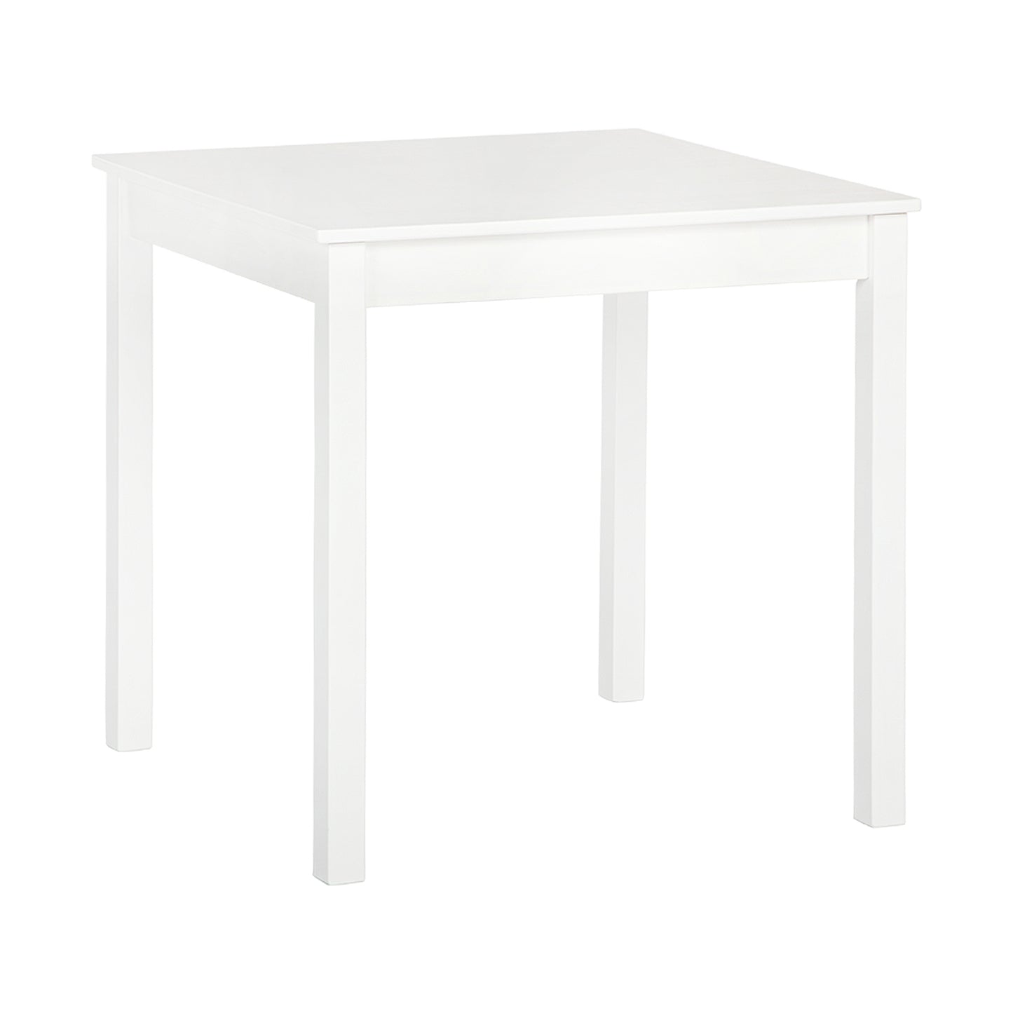 LILAC Esstisch mit 2 St¨¹hlen Set 74 * 74 * 73cm - Wei?/Grau/Braun