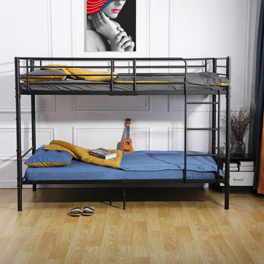 LOFT Etagenbett aus Eisen Mattschwarz
