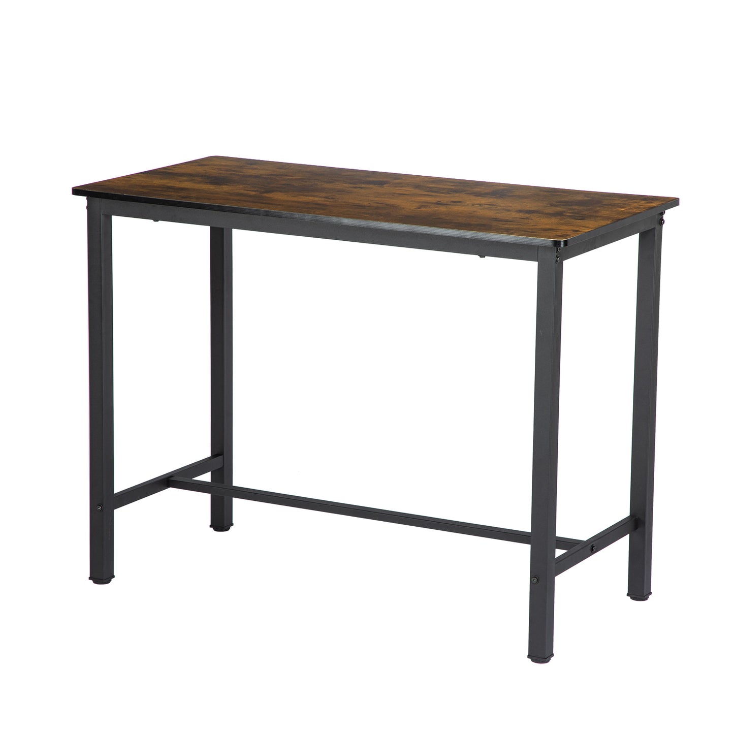 Set aus Esstisch und Stühlen – 1 moderner Tisch aus Naturleder + 4 Stühle