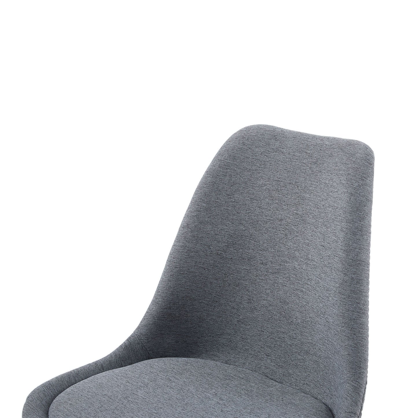 TULIP Stoff Esszimmerst¨¹hle mit Buche Bein - Grau/Gelb