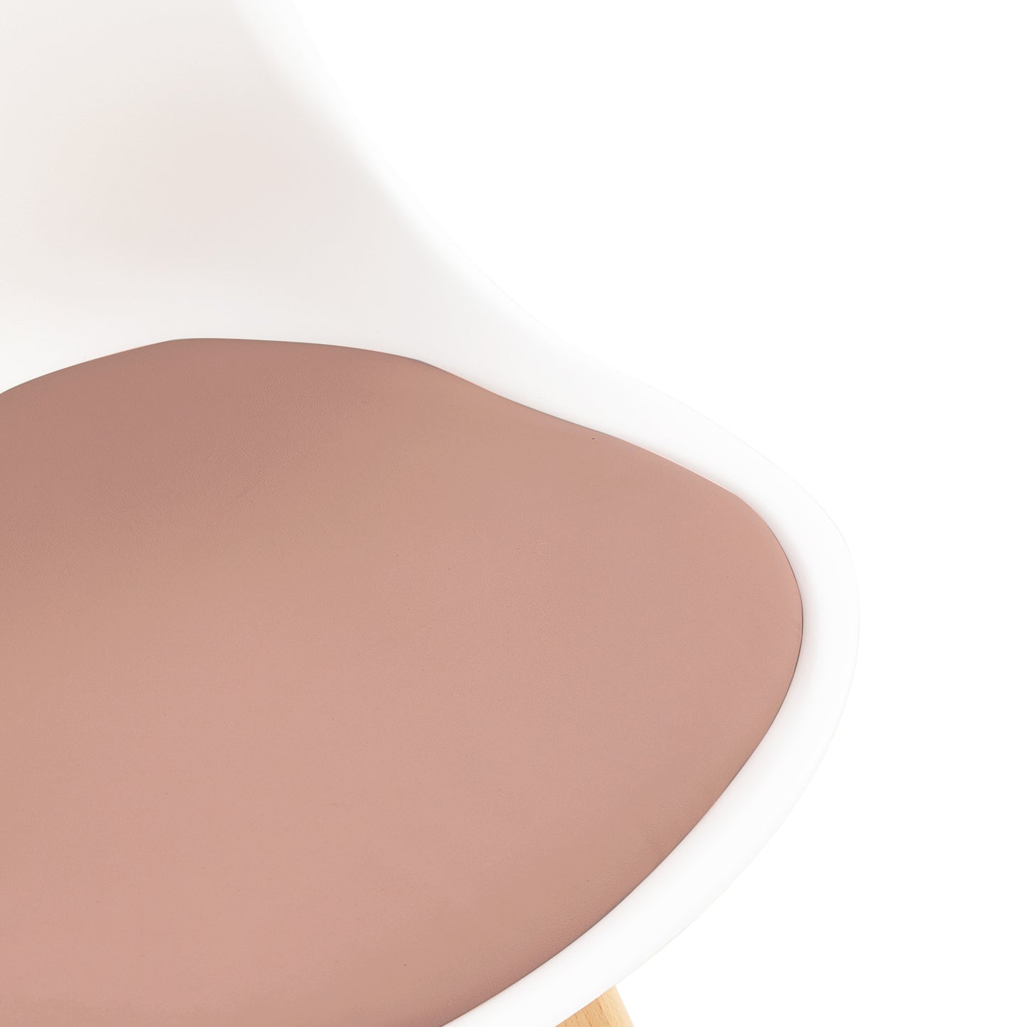 TULIP PP Esszimmerst¨¹hle mit Buche Bein Gepolsterter Stuhl K¨¹chenstuhl Holz - Braun/Rosa/Gr¨¹n/Hellblau/Rot
