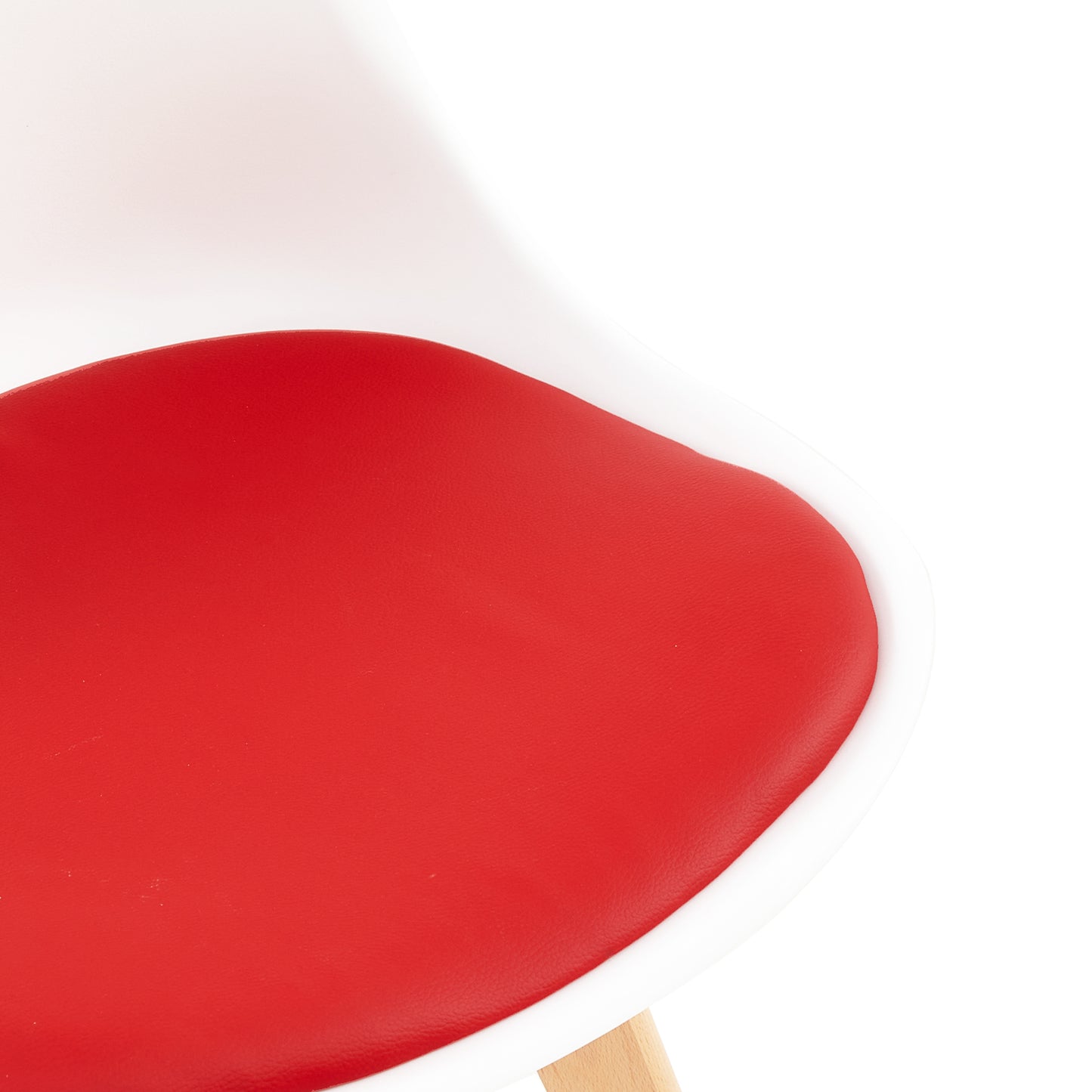 TULIP PP Esszimmerst¨¹hle mit Buche Bein Gepolsterter Stuhl K¨¹chenstuhl Holz - Braun/Rosa/Gr¨¹n/Hellblau/Rot