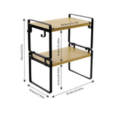 Kompaktes 30cm stapelbares Regal Wohnungsaufbewahrung 2/4er-Set OJUS-Feuer/Holz/Weiß