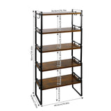 VILAS Stapelbares Küchen-Gewürzregal aus Bambus, 40 cm, 1er/3er/5er-Set, Feuer/Holz/Weiß