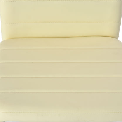 Mehrfarbiger PVC-Esszimmerstuhl – mattschwarze Beine, 41,5 x 52 x 98 cm, 4er-Pack