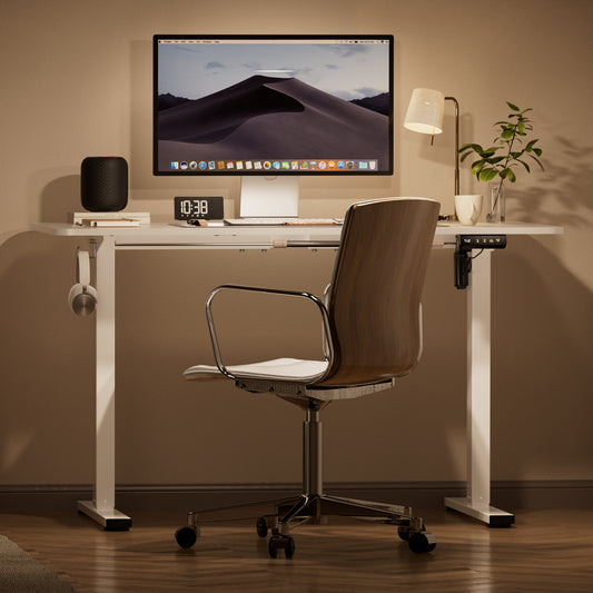 Elektrischer Höhenverstellbarer Schreibtisch Weiß 120 x 60 cm - DREXEL