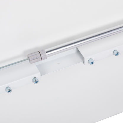 Elektrisch höhenverstellbarer Schreibtisch 160 x 75 cm, weiß-DUMONT