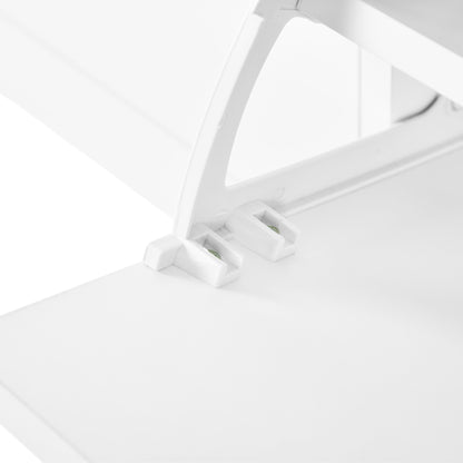 DURHAM Schuhschrank mit 4 Fächern, Schuhregal, 105 x 23 x 103 cm – MDF, Weiß