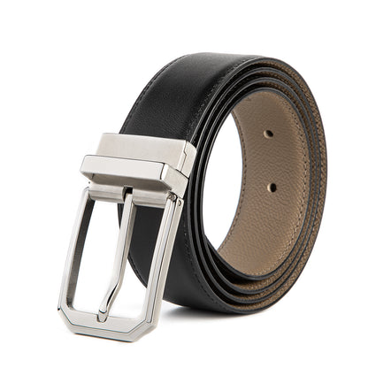 Diest Stilvoller Dornschlie?eg¨¹rtel aus Rindsleder mit Oberschicht, stahlfarben, Khaki