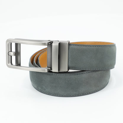 Echt Fashion Oberschicht-Rindslederg¨¹rtel mit Dornschlie?e ¨C Pearl Gun Hidden Blue