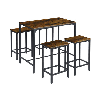 FAIRMAN Retro-Barset für 4 Personen – Feuermuster