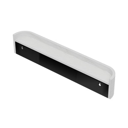 Moderne Wandgarderobe mit verdeckten Wandhaken – Weiß