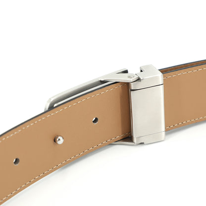 Geel Klassischer G¨¹rtel mit Dornschlie?e aus erstklassigem Rindsleder ¨C Stahlschwarz