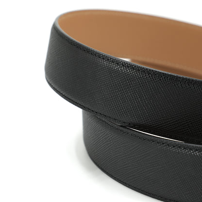 Geel Klassischer G¨¹rtel mit Dornschlie?e aus erstklassigem Rindsleder ¨C Stahlschwarz