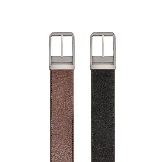 Goes Klassischer First-Layer-Rindslederg¨¹rtel mit Dornschlie?e ¨C Pearl Gun Light Coffee