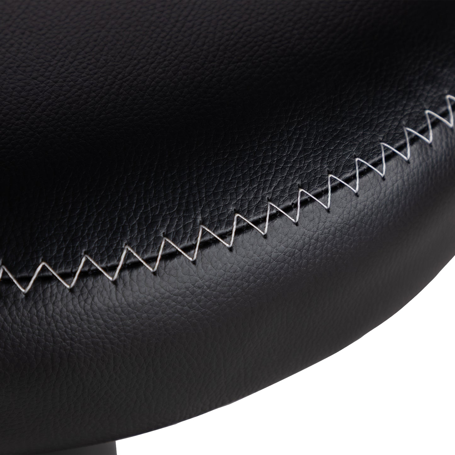 HAZLET Moderne, höhenverstellbare Barhocker mit Fußstützen, 2er-Set – Schwarz