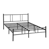 LOCARNO Einzel-/Doppelbett aus Metall 94 * 196 cm/143 * 196 cm - Schwarz