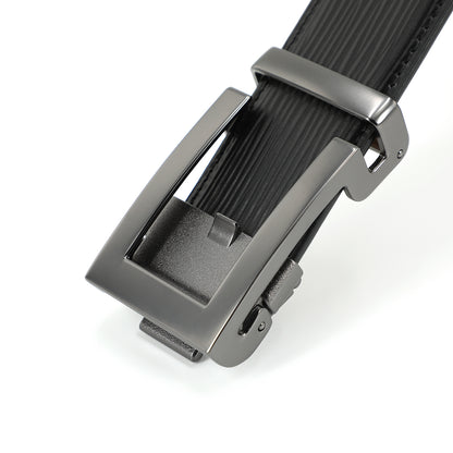 Mons Mode Dumb Gun Farbe Kopfschicht Rindsleder Legierung automatische Schnalle G¨¹rtel