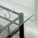 NORSEMAN Quadratischer Esstisch aus Glas ¨C 110 cm
