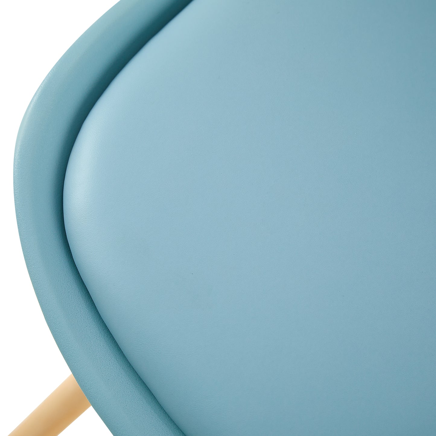 OATS Set mit 4 Seitenstühlen – Hellgrau Blau / Dunkelgrau Blau/Eiscreme grün