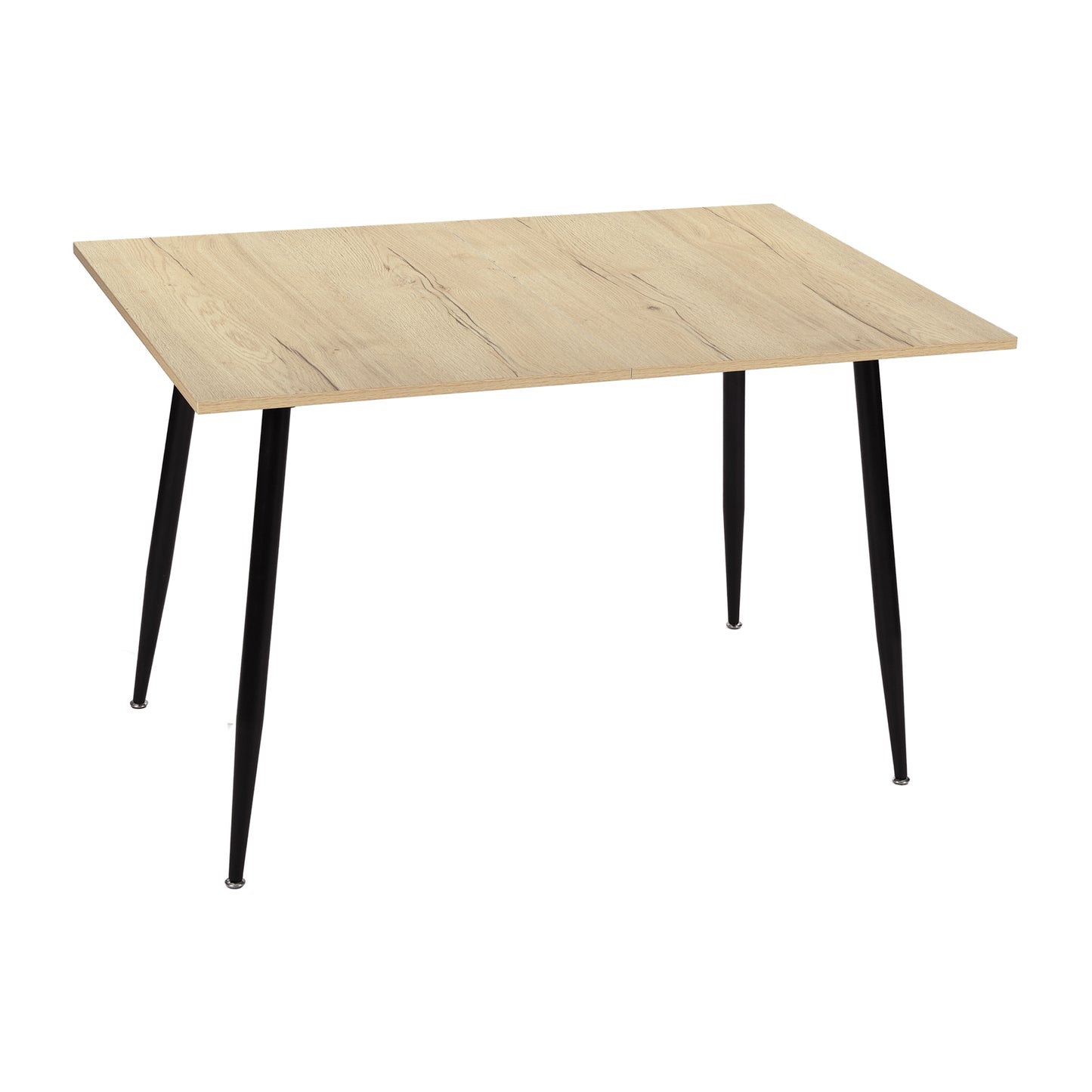 ONAVA Ausziehbarer Esstisch, rechteckiger Küchentisch aus Eiche, 120-160 cm