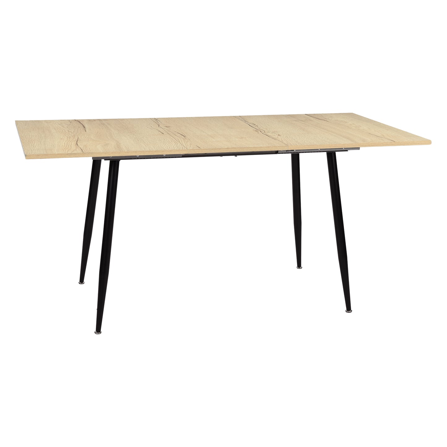ONAVA Ausziehbarer Esstisch, rechteckiger Küchentisch aus Eiche, 120-160 cm