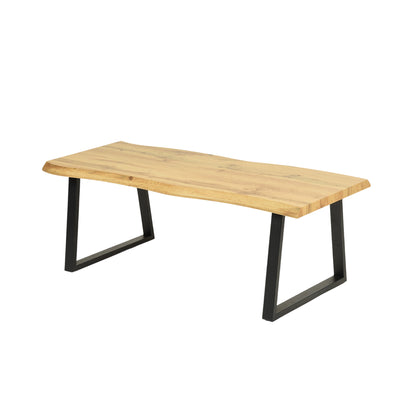PILAR Niedriger Tisch Mitteltisch 110cm - HOLZ