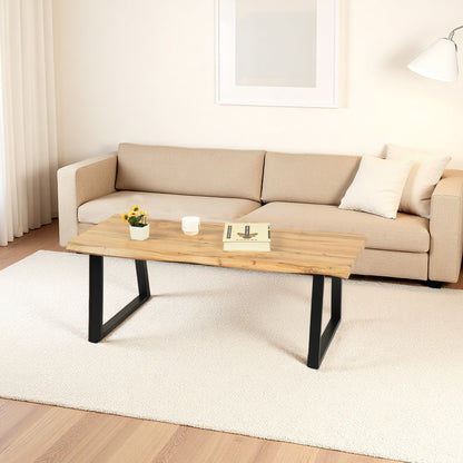 PILAR Niedriger Tisch Mitteltisch 110cm - HOLZ
