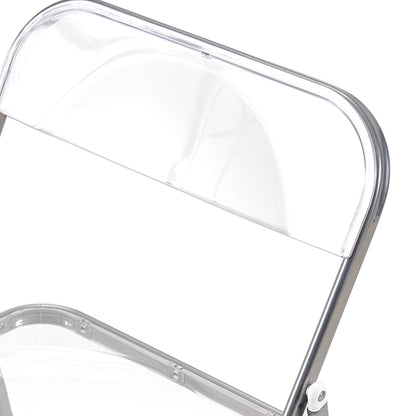 PURDY Stapelbare Klappstühle von , 2/4/6 er-Set, transparent