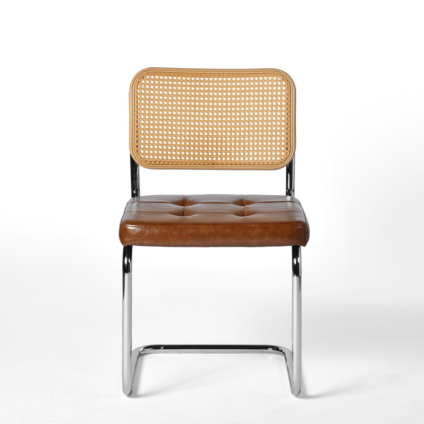 Mid-Century Rattan-Style Klassisches Stuhlset 2er - Langlebig und Benutzerfreundlich | EGGREE