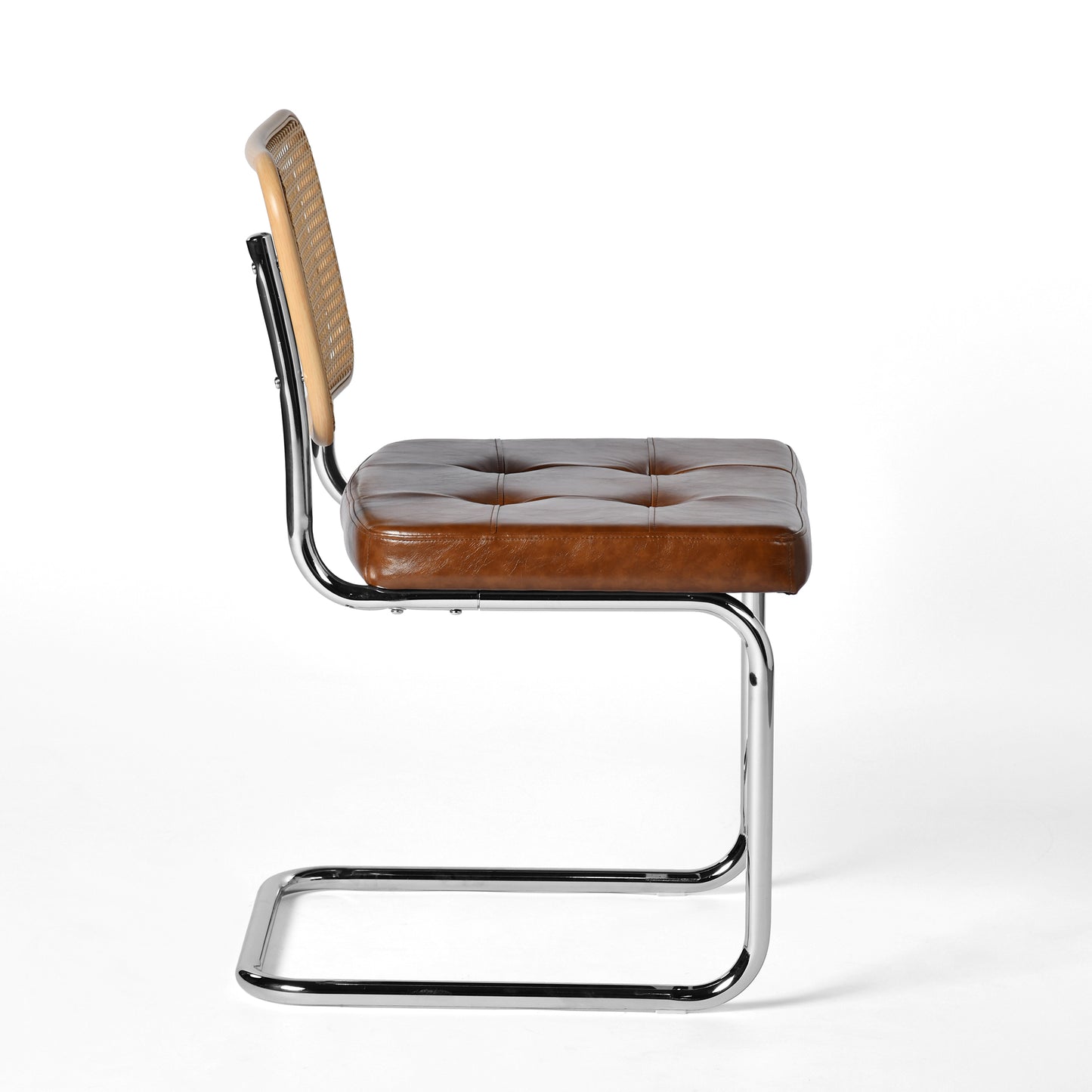 Mid-Century Rattan-Style Klassisches Stuhlset 2er - Langlebig und Benutzerfreundlich | EGGREE