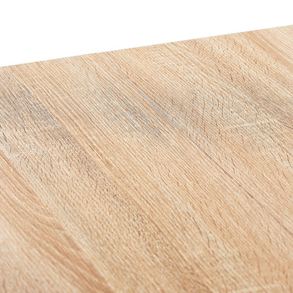 SAGE Rechteckiger MDF-Esstisch im skandinavischen Stil, 110 x 70 x 74 cm, Eichenfarbe