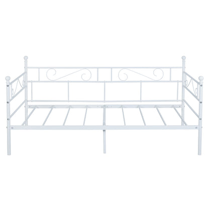 SOROSIS Metallsofa Einzelbett 95 * 196 cm - Schwarz/Weiß