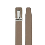 Siena Klassischer G¨¹rtel aus Rindsleder der ersten Schicht mit automatischer Schnalle ¨C Stahl-Khaki